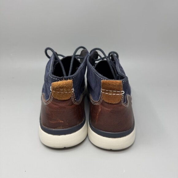 Johnston & Murphy Farley Chukka Boot Navy Oiled Nubuck Size 10.5 Men’s - Picture 6 of 9